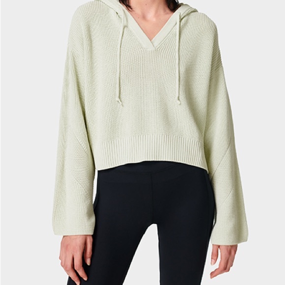 Sweaty Betty Summer Beach Crop Hoodie, M - Picture 7 of 7